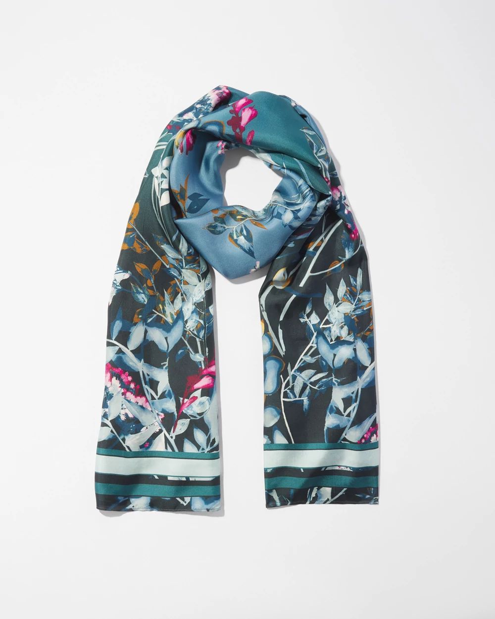 Oblong Satin Scarf | White House Black Market